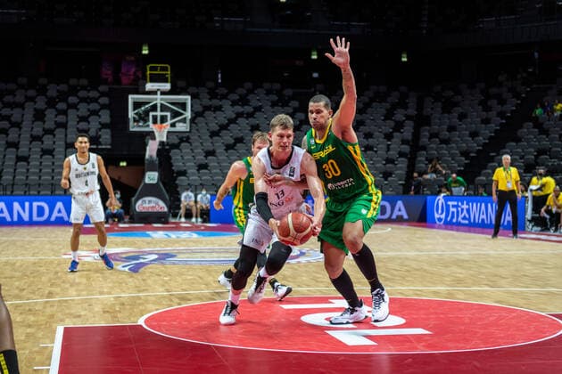 Basketball Split 04.07.2021 Olympia-Qualifikation FIBA Olympic Qualifying Tournament 2020 Finale Deutschland (GER) - Brasilien (BRA)