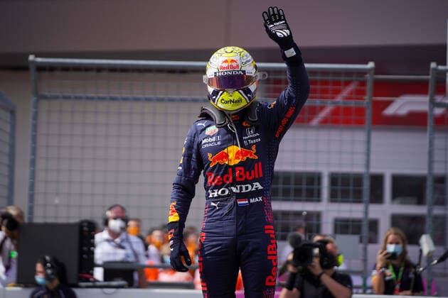 July 4, 2021, Spielberg, Austria: Spielberg, Austria, Red Bull Ring, July 04, 2021, Max Verstappen Win the race during Formula 1 BWT Grosser Preis Von Osterreich 2021 - Austrian Grand Prix - Formula 1 Championship Formula 1 Championship - Formula 1 BWT Grosser Preis Von Osterreich 2021 - Austrian Grand Prix, spielberg, Austria - ZUMAl164 20210704_zsa_l164_005 Copyright: xAlessioxMorgesex