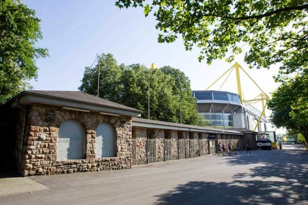 Borussia Dortmund Stadium General view of Signal Iduna Park, football stadium of Bundesliga club Borussia Dortmund in Dortmund, Germany on 28 June 2021. BVB Stadion Dortmund, Westfalenstadion.