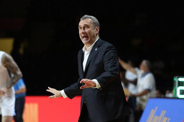 July 4, 2021, Victoria, BC, Canada: Czech Republic s Ronen Ginzburg reacts to a call made by the referee during their game against Greece during the first half of FIBA Men s Olympic Qualifying final basketball action at Memorial Arena in Victoria, B.C., on Sunday, July 4, 2021. Ronen Ginzburg  - ZUMAc35_ 20210704_zaf_c35_032 Copyright: xChadxHipolitox
