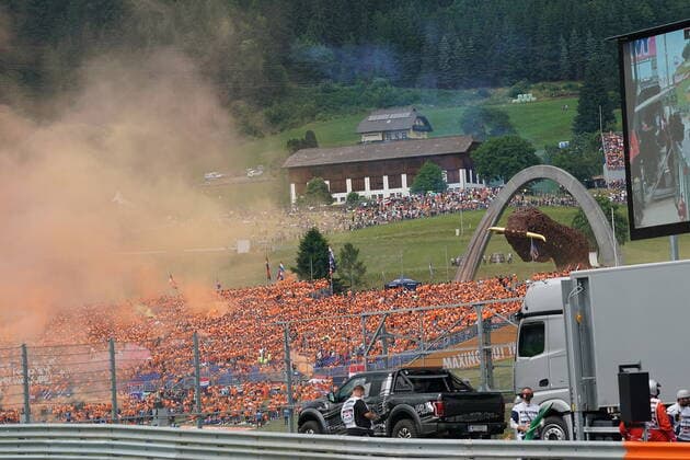 Formula 1 BWT Grosser Preis von Österreich 2021 04.07.2021, Red Bull Ring , Spielberg, Formula 1 BWT Grosser Preis von Österreich 2021 , im Bild Volle Ränge in Spielberg.