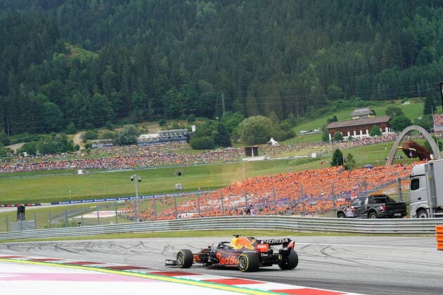 Formula 1 BWT Grosser Preis von Österreich 2021 04.07.2021, Red Bull Ring , Spielberg, Formula 1 BWT Grosser Preis von Österreich 2021 , im Bild Max Verstappen (NEL 33), Red Bull Racing Honda