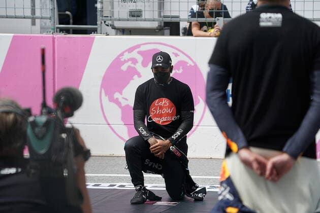 Formula 1 BWT Grosser Preis von Österreich 2021 04.07.2021, Red Bull Ring , Spielberg, Formula 1 BWT Grosser Preis von Österreich 2021 , im Bild Lewis Hamilton (GBR 44), Mercedes-AMG Petronas Formula One Team