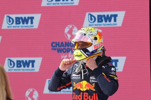 Formula 1 BWT Grosser Preis von Österreich 2021 04.07.2021, Red Bull Ring , Spielberg, Formula 1 BWT Grosser Preis von Österreich 2021 , im Bild Sieger Max Verstappen (NEL 33), Red Bull Racing Honda