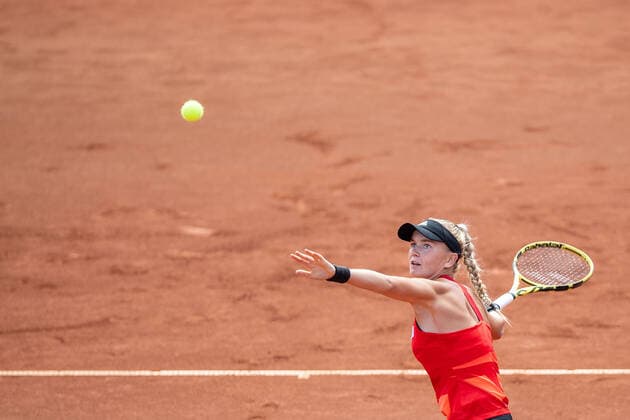 Sport Bilder des Tages 210705 Caijsa Hennemann, Sverige, under Dag 1 av Nordea Open den 5 juli 2021 i Bastad . Copyright: MATHILDAxAHLBERG BB210705BB071