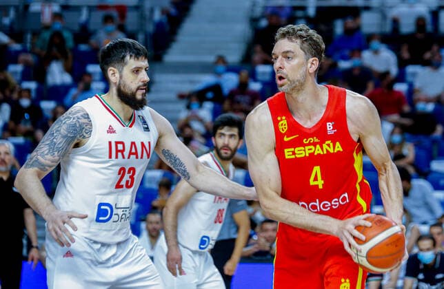 Sport Bilder des Tages MATCH Gira Preparacion Juegos Olimpicos Tokyo 2020 Partido amistoso Seleccion Absoluta Masculina espanola Wizink Center, Madrid Espana vs Iran Pau Gasol Madrid Madrid spain Baloncesto Copyright: xAlbaxPachecox