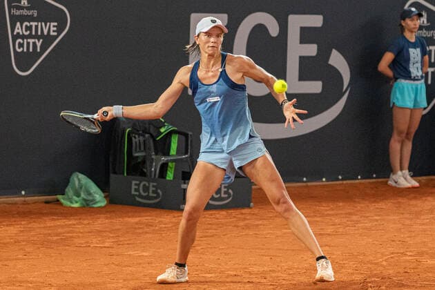 Katharina Gerlach (GER) - Hamburg European Open, WTA, Tennis Damen 250. Tennis Frauen, 6.7.2021, Hamburg (Am Rothenbaum), Deutschland