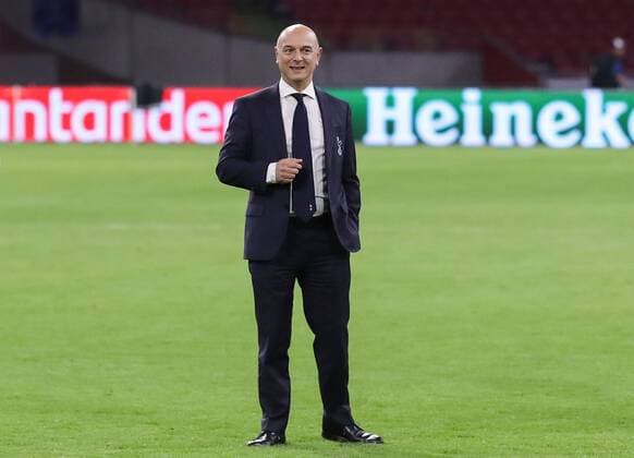 Mandatory Credit: Photo by Dave Shopland BPI Shutterstock (10232206n) Tottenham Hotspur Chairman Daniel Levy watches team celebrate Ajax v Tottenham Hotspur, UEFA Champions League Semi Final, Second Leg, Football, Johan Cruijff Arena, Amsterdam, Netherlands - 08 May 2019 Editorial use only Ajax v Tottenham Hotspur, UEFA Champions League Semi Final, Second Leg, Football, Johan Cruijff Arena, Amsterdam, Netherlands - 08 May 2019 Editorial use only Copyright: xDavexShopland BPI Shutterstockx 10232206n