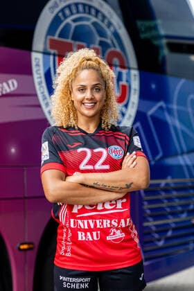 08.07.2021, GER, Handball, Frauen, Saison 2021 2022, 1.BL, Thüringer HC, Media Day Lamprina Tsakalou (Thueringer HC) Bad Langensalza Autohaus Peter Thüringen Deutschland