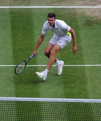 Lawn Tennis - 2021 All England Championships - Week Two - Friday - Wimbledon Mens Semi Final - Matteo Berrettini v Hubert Hurkacz Hubert Hurkacz 