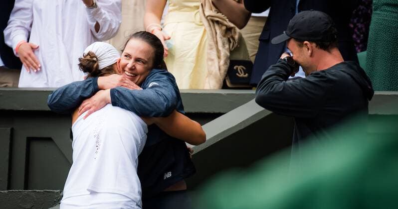 Mandatory Credit: Photo by Rob Prange Shutterstock (12203624n) Ashleigh Barty of Australia after winning the final of the 2021 Wimbledon Championships Grand Slam tennis tournament Wimbledon Tennis Championships, Day 12, The All England Lawn Tennis and Croquet Club, London, UK - 10 Jul 2021 Wimbledon Tennis Championships, Day 12, The All England Lawn Tennis and Croquet Club, London, UK - 10 Jul 2021  Copyright: xRobxPrange Shutterstockx 12203624n