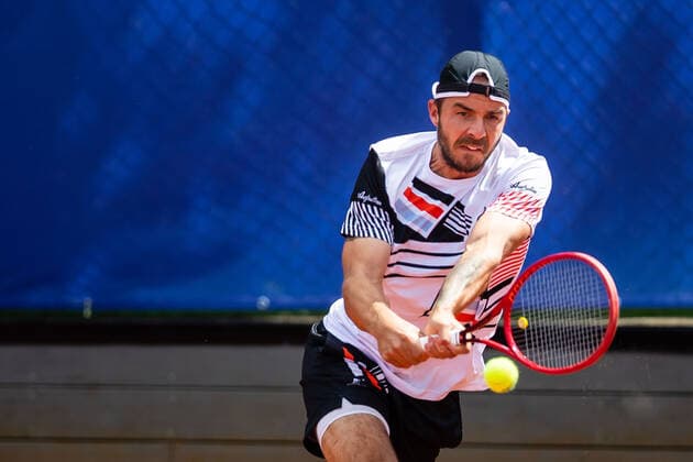 210711 Andrej Martin, Slovakien, i herrarnas kval under dag 7 av Nordea Open 11 juli 2021 i Bastad. Copyright: MATHILDAxAHLBERG BB210711BB525