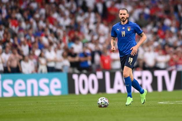 Photo LaPresse - Fabio Ferrari July 11, 2021 - London, Great Britain soccer IItaly vs England - Euro 2020 Final - Wembley Stadium, London In the pic: Leonardo Bonucci  Copyright: xFabioxFerrari lLaPressex