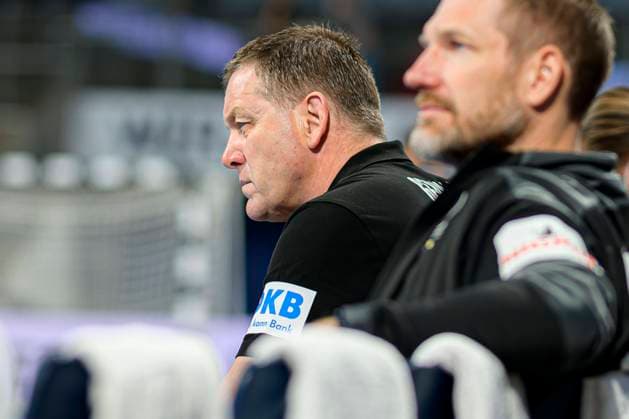 Nürnberg, Deutschland 11. Juli 2021: IHF - Drei-Nationen-Turnier - Deutschland vs. Aegypten Trainer Alfred Gislason (Deutschland) Nürnberg Arena Nürnberger Versicherung Bayern Deutschland