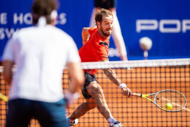 210712 Richard Gasquet, Frankrike, under dag 8 av Nordea Open den 12 juli 2021 i Bastad. Copyright: MATHILDAxAHLBERG BB210712BB145