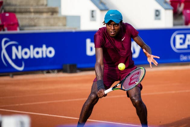 210712 Elias Ymer, Sverige, under dag 8 av Nordea Open den 12 juli 2021 i Bastad. Copyright: MATHILDAxAHLBERG BB210712BB408