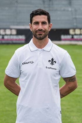 12.07.2021, xfux, Fussball 2.Bundesliga, SV Darmstadt 98, 2.BL, Porträttermin 2021 2022, emonline emspor, v.l. Co Trainer Ovid Hajou, SV Darmstadt 98, 2.BL, Porträttermin 2021 2022 Darmstadt