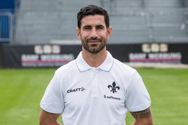 12.07.2021, xfux, Fussball 2.Bundesliga, SV Darmstadt 98, 2.BL, Porträttermin 2021 2022, emonline emspor, v.l. Co Trainer Ovid Hajou, SV Darmstadt 98, 2.BL, Porträttermin 2021 2022 Darmstadt