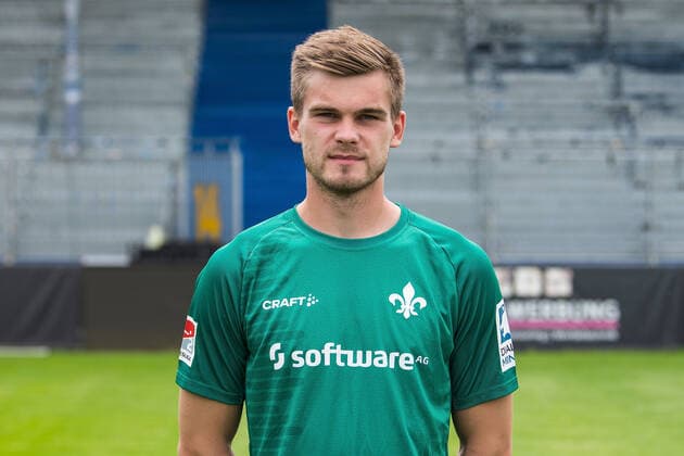12.07.2021, xfux, Fussball 2.Bundesliga, SV Darmstadt 98, 2.BL, Porträttermin 2021 2022, emonline emspor, v.l. Morten Behrens, SV Darmstadt 98, 2.BL, Porträttermin 2021 2022, Darmstadt