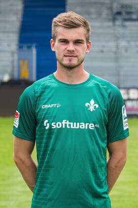 12.07.2021, xfux, Fussball 2.Bundesliga, SV Darmstadt 98, 2.BL, Porträttermin 2021 2022, emonline emspor, v.l. Morten Behrens, SV Darmstadt 98, 2.BL, Porträttermin 2021 2022, Darmstadt