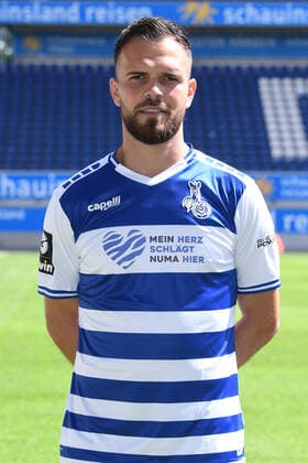 Orhan Ademi ( Duisburg ); MSV Duisburg; 3.Liga, Porträttermin 2021 2022