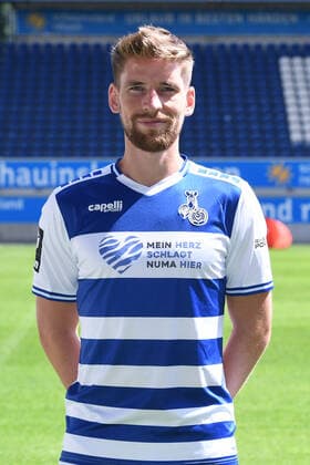 Kolja Pusch ( Duisburg ); MSV Duisburg; 3.Liga, Porträttermin 2021 2022