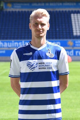 Maximilian Sauer ( Duisburg ); MSV Duisburg; 3.Liga, Porträttermin 2021 2022