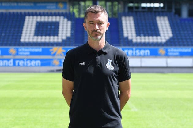 Branimir Bajic ( Co-Trainer & Analyst ); MSV Duisburg; 3.Liga, Porträttermin 2021 2022