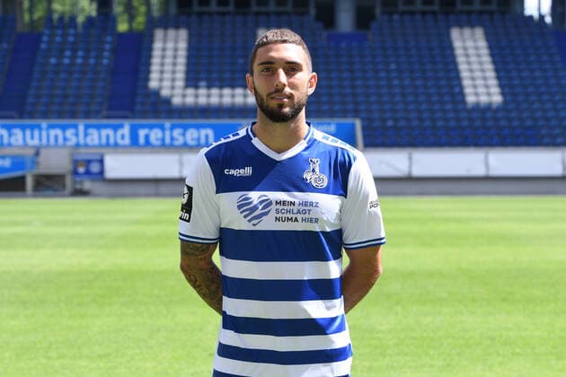 Marlon Frey; MSV Duisburg; 3.Liga, Porträttermin 2021 2022