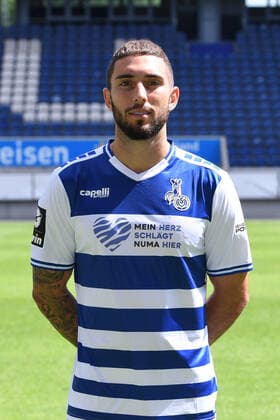 Marlon Frey; MSV Duisburg; 3.Liga, Porträttermin 2021 2022