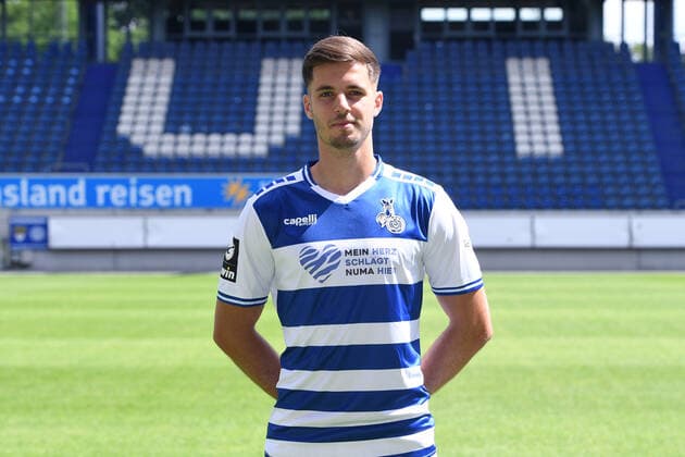 Tobias Fleckstein; MSV Duisburg; 3.Liga, Porträttermin 2021 2022