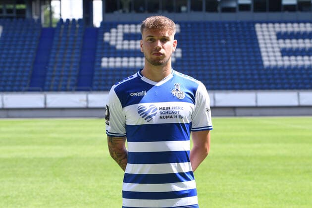 Niko Bretschneider; MSV Duisburg; 3.Liga, Porträttermin 2021 2022