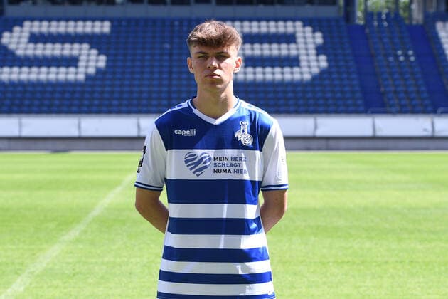 Julian Hettwer; MSV Duisburg; 3.Liga, Porträttermin 2021 2022