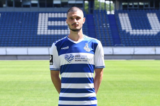 Stefan Velkov; MSV Duisburg; 3.Liga, Porträttermin 2021 2022