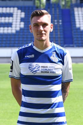 Niclas Stierlin; MSV Duisburg; 3.Liga, Porträttermin 2021 2022