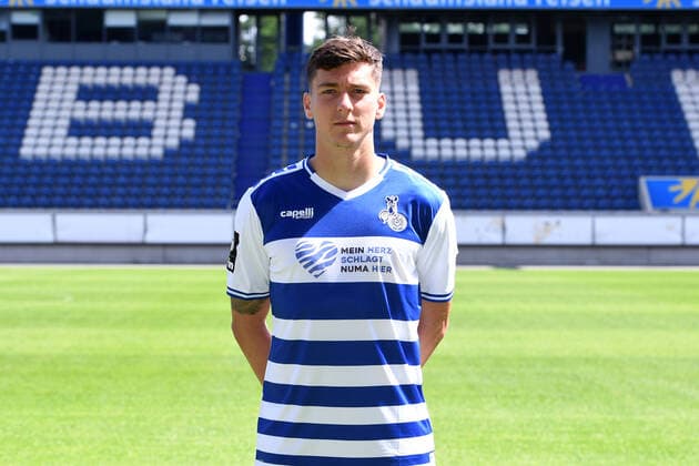 Dominic Volkmer; MSV Duisburg; 3.Liga, Porträttermin 2021 2022