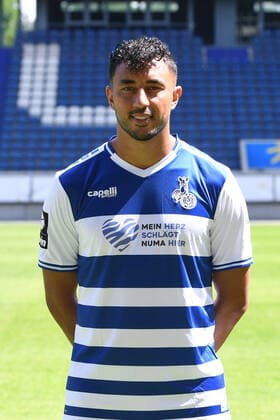 Aziz Bouhaddouz; MSV Duisburg; 3.Liga, Porträttermin 2021 2022