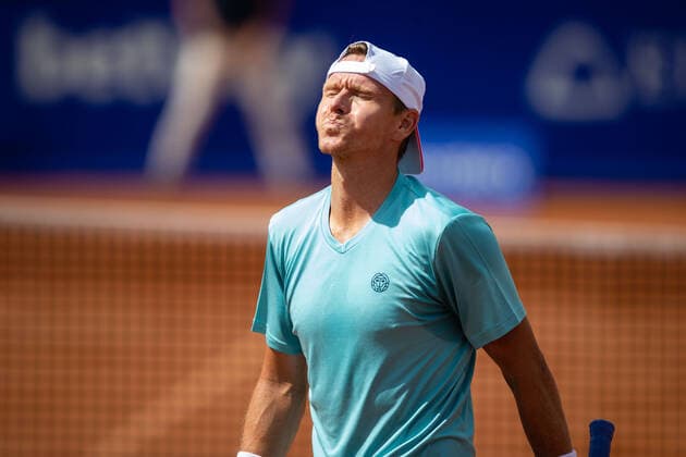 210713 Markus Eriksson, Sverige, deppar i dubbel under dag 9 av Nordea Open den 13 juli 2021 i Bastad. Copyright: MATHILDAxAHLBERG BB210713BB179