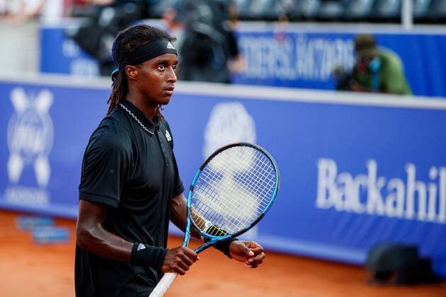 210713 Mikael Ymer, Sverige, under dag 9 av Nordea Open den 13 juli 2021 i Bastad. Copyright: MATHILDAxAHLBERG BB210713BB247