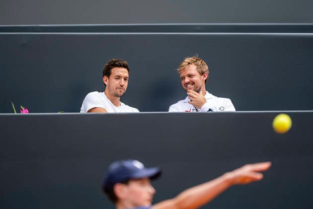 Sport Bilder des Tages Andreas Mies (GER), Kevin Krawietz (GER) 13.07.21, Hamburg European Open, Hamburg, Hamburger Rothenbaum,ATP500 Â