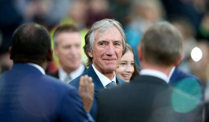 Mandatory Credit: Photo by Andrew Fosker BPI Shutterstock (10128860g) A tearful Billy Bonds is introduced to the crowd as West Ham name a stand after him West Ham United v Newcastle United, Premier League, Football, London Stadium, London, UK - 02 Mar 2019 EDITORIAL USE ONLY No use with unauthorised audio, video, data, fixture lists (outside the EU), club league logos or live services. Online in-match use limited to 45 images (+15 in extra time). No use to emulate moving images. No use in betting, games or single club league player publications services. West Ham United v Newcastle United, Premier League, Football, London Stadium, London, UK - 02 Mar 2019 EDITORIAL USE ONLY No use with unauthorised audio, video, data, fixture lists (outside the EU), club league logos or live services. Online in-match use limited to 45 images (+15 in extra time). No use to emulate moving images. No use in betting, games or  Copyright: xAndrewxFosker BPI Shutterstockx 10128860g