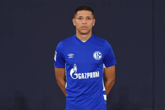Amine Harit; FC Schalke 04; 1.BL, Porträttermin 2021 2022 Gelsenkirchen Nordrhein-Westfalen Deutschland