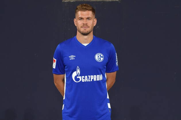 Simon Terodde; FC Schalke 04; 1.BL, Porträttermin 2021 2022 Gelsenkirchen Nordrhein-Westfalen Deutschland