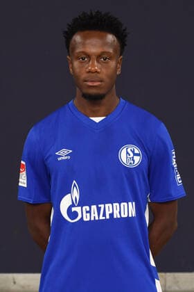 Hamza Mendyl; FC Schalke 04; 1.BL, Porträttermin 2021 2022 Gelsenkirchen Nordrhein-Westfalen Deutschland