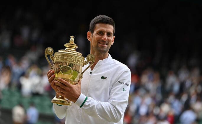 2021 Wimbledon Championship Novak Djokovic 2021 Wimbledon Mens Single Champion