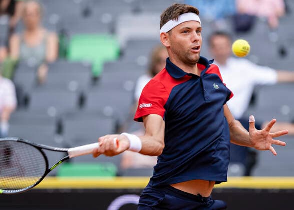 Filip Krajinovic (SRB) 14.07.21, Hamburg European Open, Hamburg, Hamburger Rothenbaum,ATP500 Â