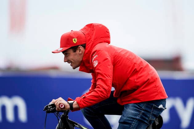 July 15, 2021, Towcester, Great Britain: CHARLES LECLERC of Monaco and Scuderia Ferrari is seen during preparations of the 2021 FIA Formula 1 British Grand Prix at Silverstone Circuit in Towcester, Great Britain. Towcester Great Britain - ZUMAg147 20210715_zap_g147_020 Copyright: xJamesxGasperottix
