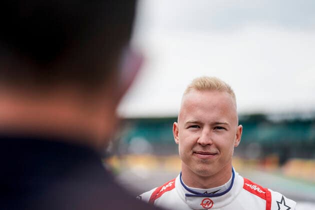 July 15, 2021, Towcester, Great Britain: NIKITA MAZEPIN of Russia and Haas F1 Team is seen during the presentation of the 2022 Formula 1 car at Silverstone Circuit in Towcester, Great Britain. Towcester Great Britain - ZUMAg147 20210715_zap_g147_024 Copyright: xJamesxGasperottix