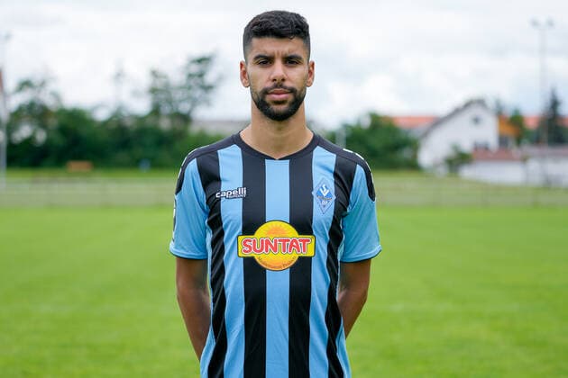 Hamza Saghiri; SV Waldhof Mannheim; 3.Liga, Porträttermin 2021 2022