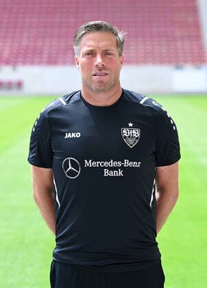 FUSSBALL 1. BUNDESLIGA SAISON 2021 2022 12.07.2021 Fototermin beim VfB Stuttgart in der Mercedes Benz Arena: Co Trainer Michael Wimmer